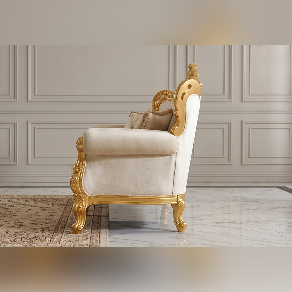 Sofa tân cổ điển mạ vàng