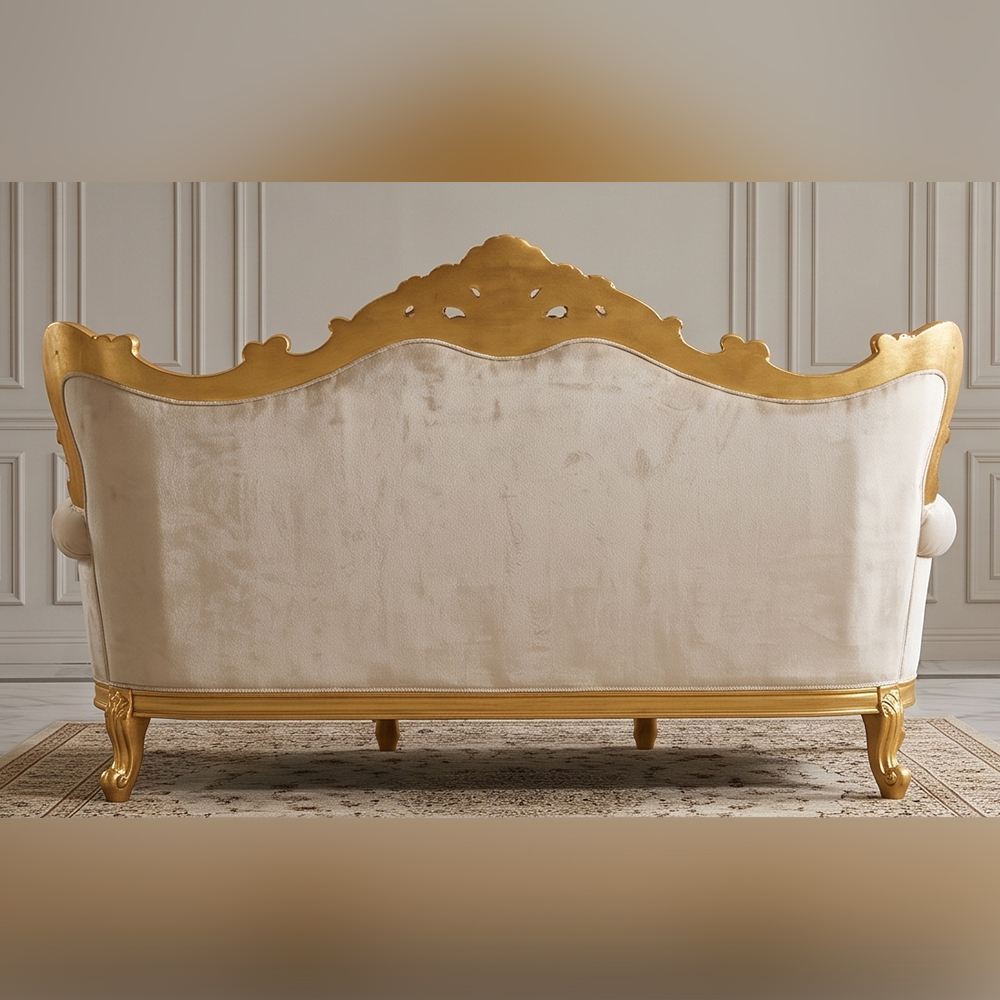 Sofa tân cổ điển mạ vàng
