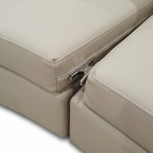 Sofa tròn bọc da