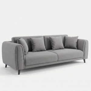 Sofa băng ba chỗ bọc vải nỉ