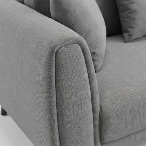 Sofa băng ba chỗ bọc vải nỉ
