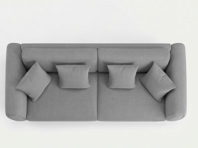 Sofa băng ba chỗ bọc vải nỉ