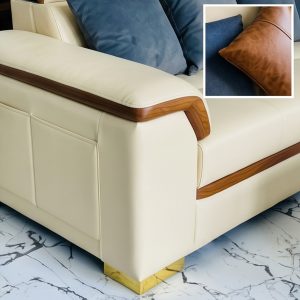 Sofa Góc Chữ L Bọc Da Cao Cấp
