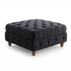 Sofa góc chữ L Chesterfield bọc nỉ nhung cao cấp
